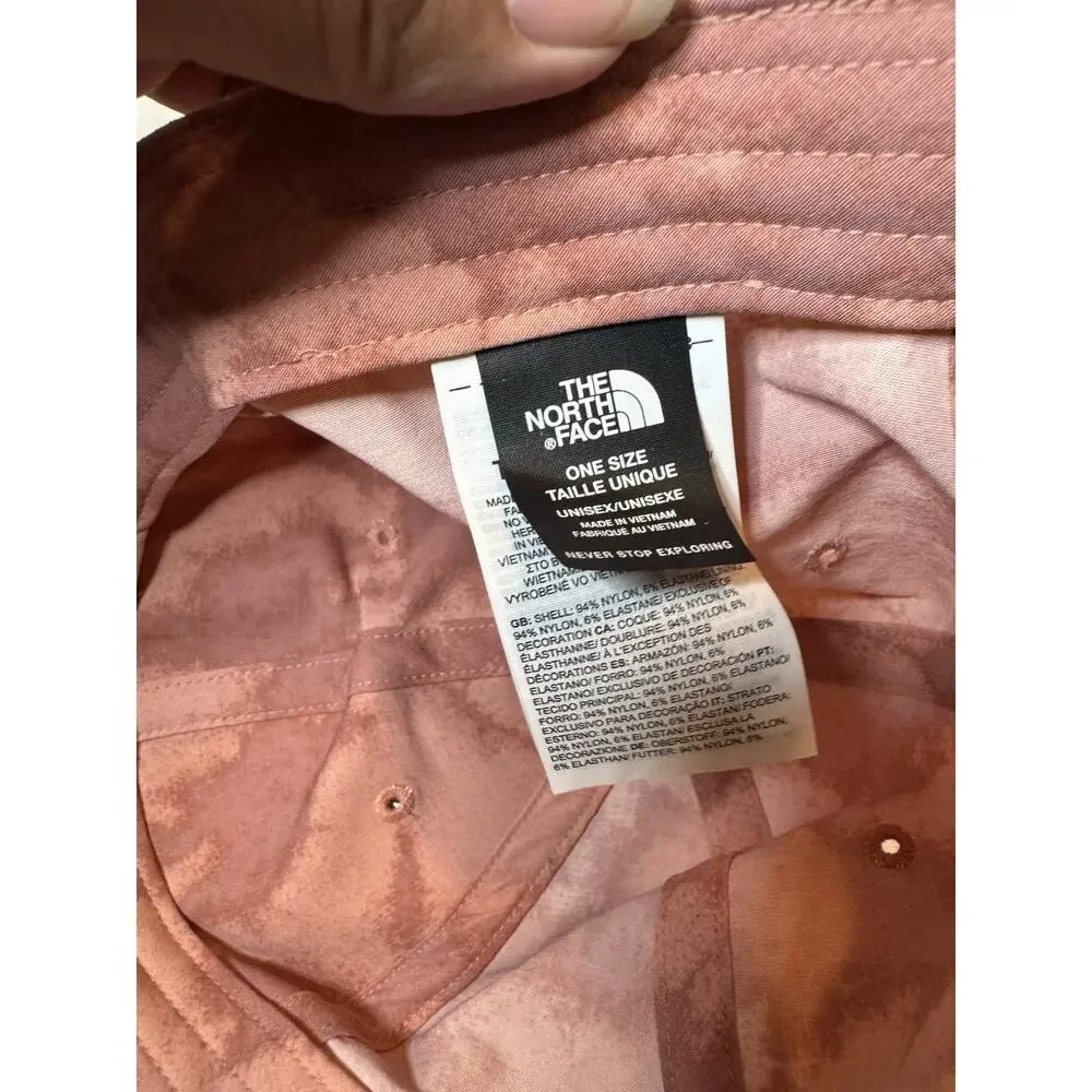 The North Face Since 1966 Pink Tie Dye Adjustable Hat Cap One Size Unisex